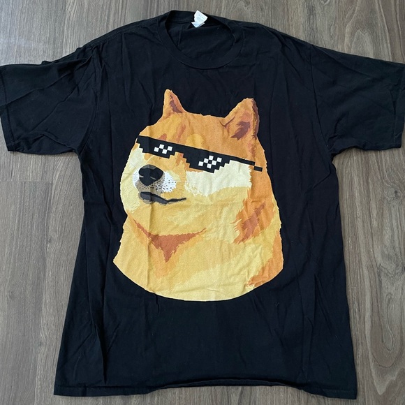 Hot Topic Other - Doge meme black shirt